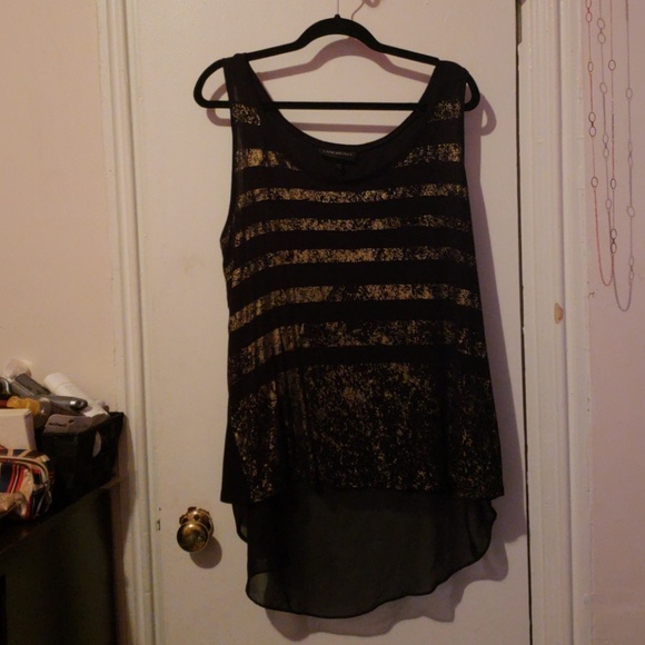 Lane Bryant Tops - Lane Bryant Black Crackle design top size 14/16